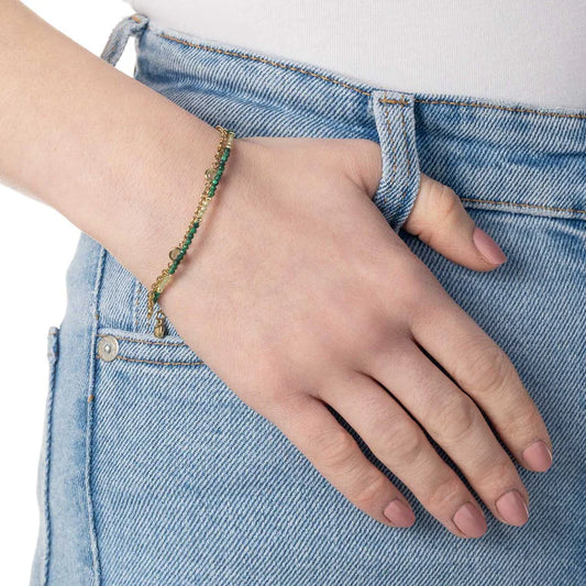 Leonardo Armband Malachit "Valea" APLS10234/2