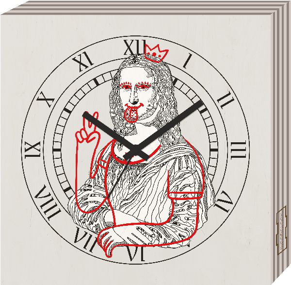 S.T.A.M.P.S. Wanduhr Woodclock ''Mona Clara'' APSU72315