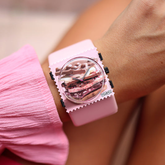 S.T.A.M.P.S. Armbanduhr zum Wechseln "Chocolate" APSU092511