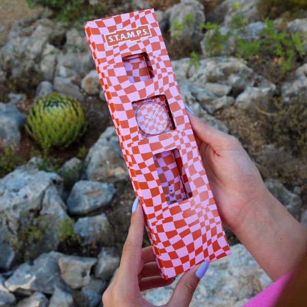 S.T.A.M.P.S. vegane Armbanduhr zum Wechseln ''Kim'' APUS22115