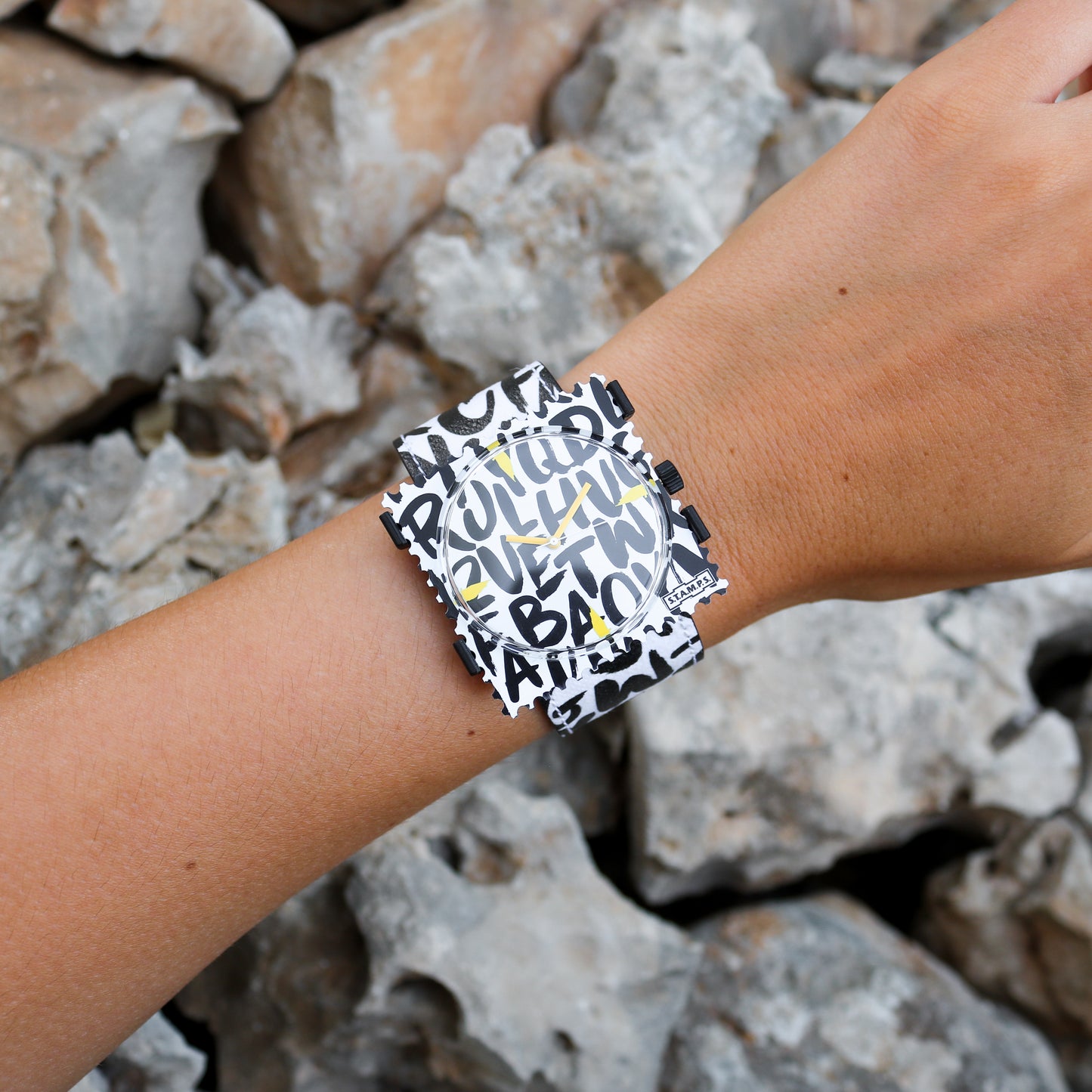 S.T.A.M.P.S. vegane Armbanduhr zum Wechseln ''William'' APUS221116