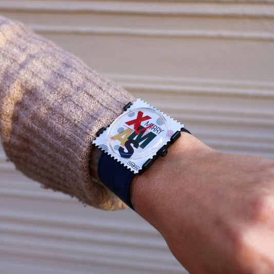 S.T.A.M.P.S. vegane Armbanduhr zum Wechseln "X-Mas Is Back" APUS22112