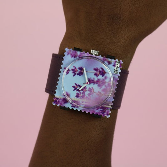 S.T.A.M.P.S. Armbanduhr zum Wechseln Uhrenmotiv ''Lavanda'' APSU7232