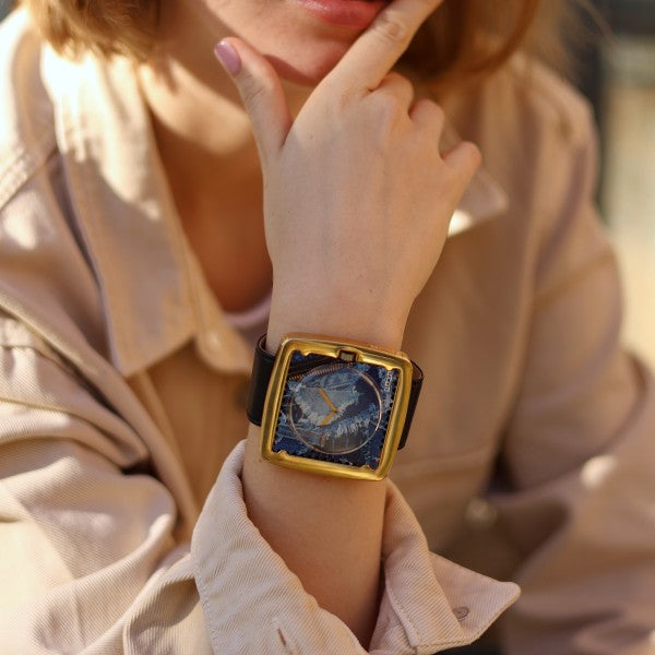 S.T.A.M.P.S. Armbanduhr zum Wechseln "Jeans" APSU1241/1