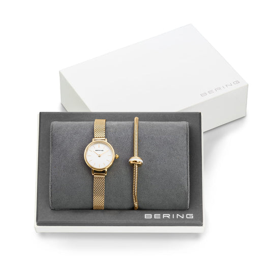 Bering Geschenkset Uhr mit Armband "Lovely Gold" APBW12251