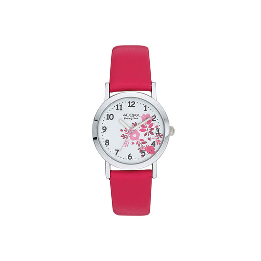 Kinderarmbanduhr "Blumen" in verschiedenen Farben KAU3261