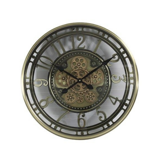 Countryfield Wanduhr "Norris Bronze" mit drehenden Zahnrädern APDU5244