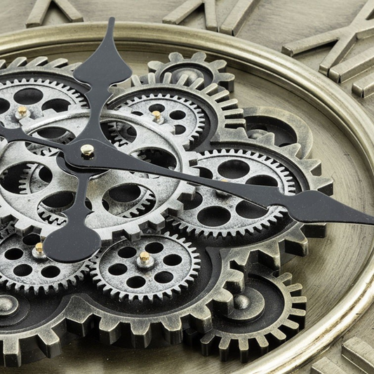 Countryfield Wanduhr "Abington" mit drehenden Zahnrädern APDU5241