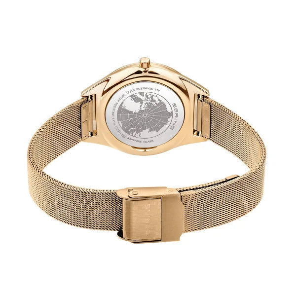 Bering Damenarmbanduhr "ULTRA SLIM 4.8 Golden" BUAP12223