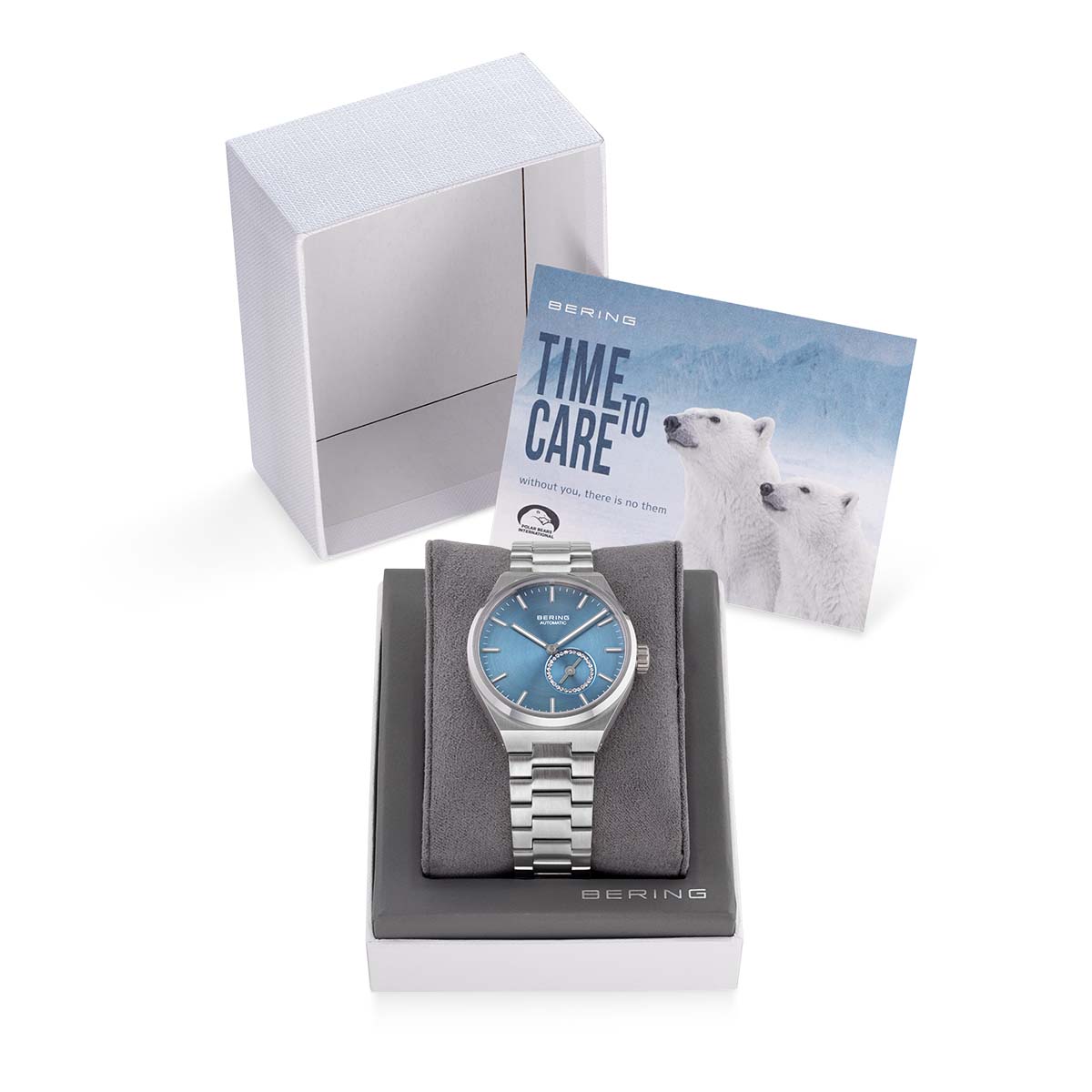 Bering Automatik-Damenarmbanduhr "Charity - Time to Care" APBW12234/1