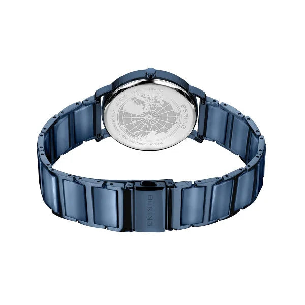 Bering Solar-Armbanduhr "Sunny" in blau oder weiß BUAP523/2