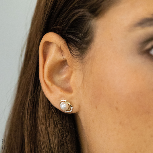 NanaKay Ohrstecker "Perlig" APNW102316/1