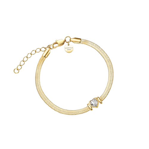 Rosefield Armband "Snake Herz" in verschiedenen Farben APRO3269