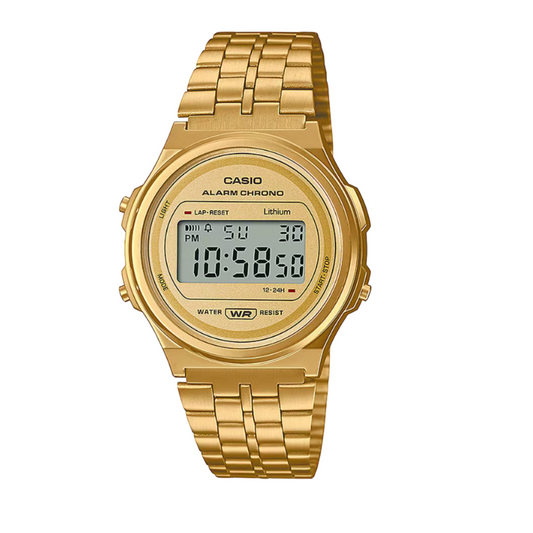 CASIO Armbanduhr "round" A171WEG-9A/CAAP5253