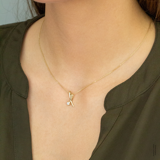 NanaKay Collier "Kreuz" 375/- Gelbgold APNW102310/2