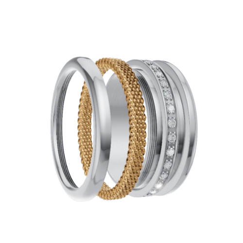 Bering Ring zum Wechseln "Arctic Crystal" in verschiedenen Größen APBW122514