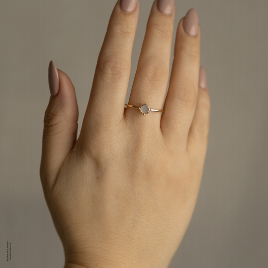 NanaKay Ring "Sonnenscheinender Perlmutt" APNW102311/3