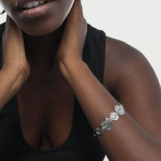 Victoria Cruz Armband „Ghana Silver Harmony“ VZAP24721