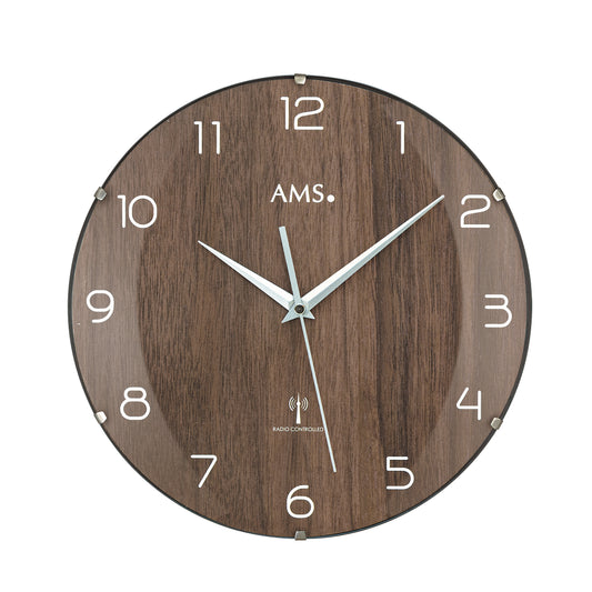 AMS Wanduhr Funk "Rustikal" in verschiedenen Varianten APWU10229