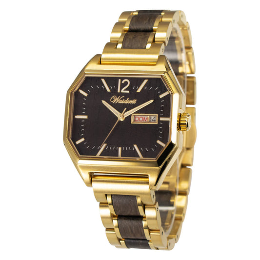 Waidzeit Armbanduhr aus Mooreiche "Wien" WUAP3261/4