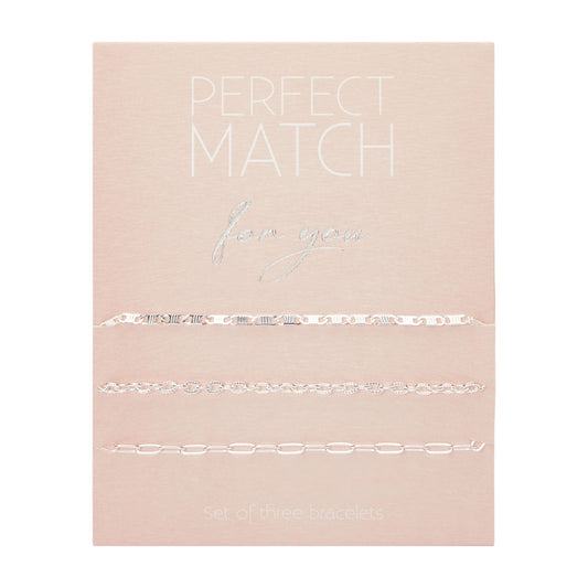 Perfect Match - Armbandset in verschiedenen Farben APSO3244