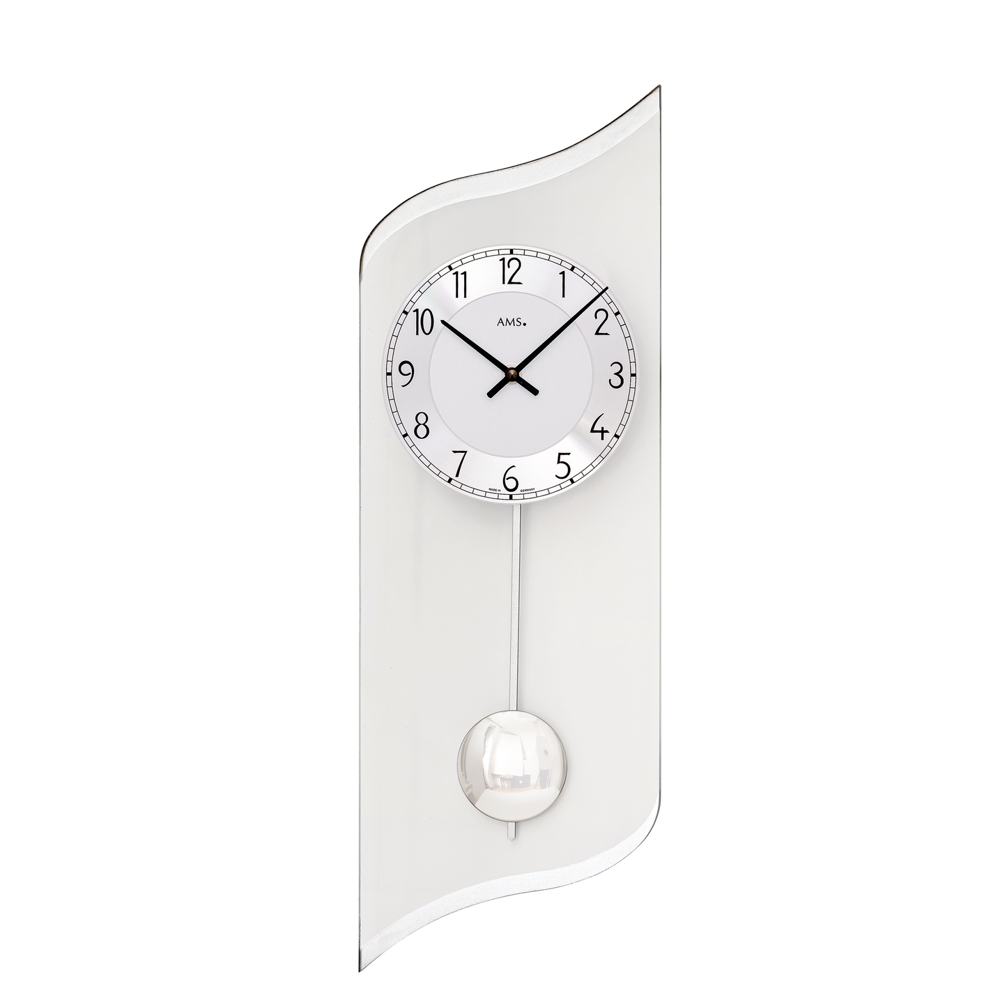 AMS Pendeluhr "Silberne Sicht" APWU12232
