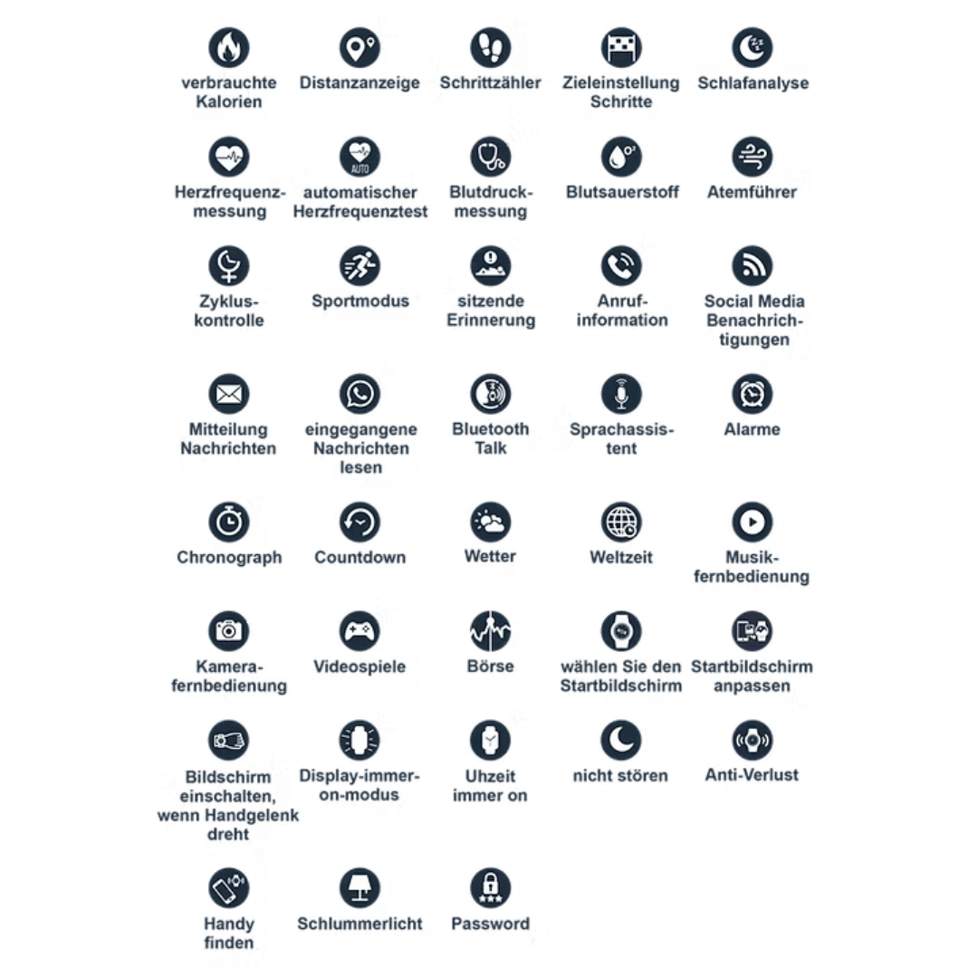 Marea Smart-Watch "All-in-on-Elleganz" in verschiedenen Farben B63002MAPS2252