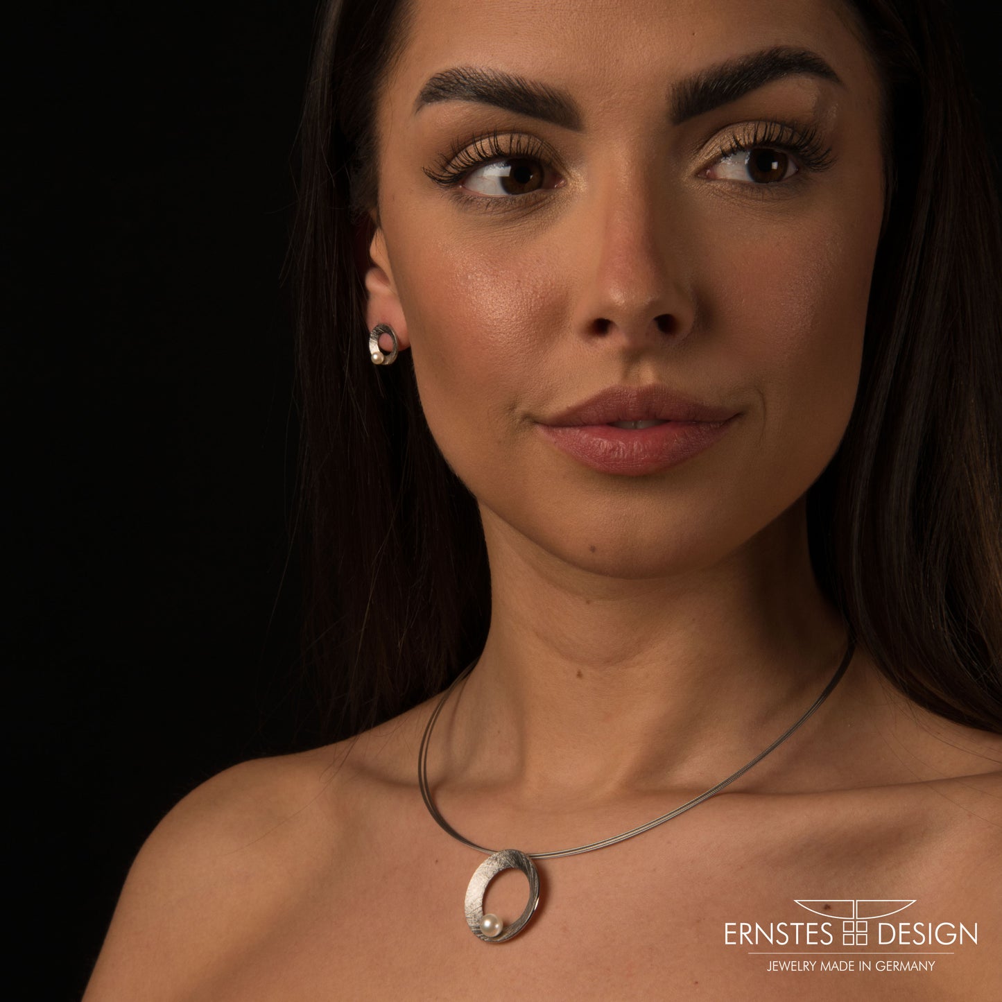 Ernstes Design Ohrstecker "Romantische Perle" APED10232/2