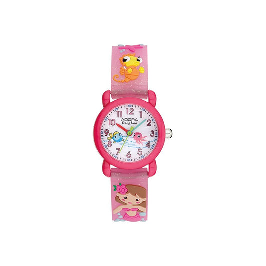 Kinderarmbanduhr "Meerjungfrauen und Einhörner" in verschiedenen Farben KAU4264