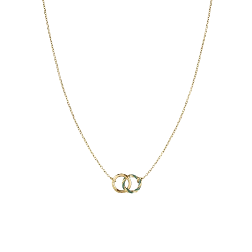 Rosefield Collier "Smaragdgrün Duo" APRO32617