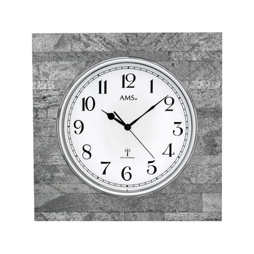 AMS Wanduhr Funk "Stein" APWU10227