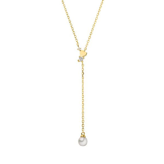 NanaKay Y-Collier "Perlendes Gold" 375/- Gelbgold APCO2236/1