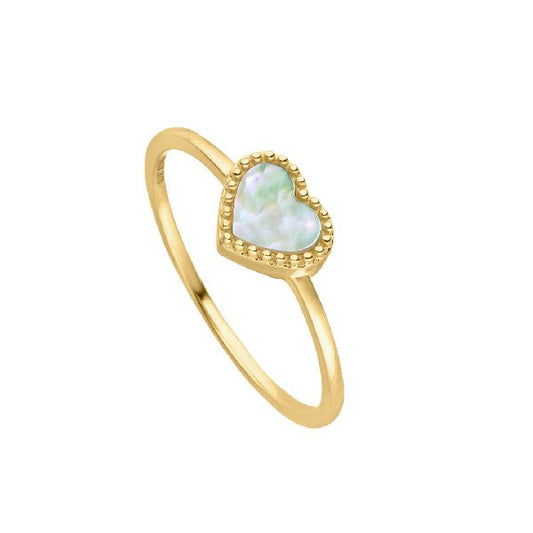 NanaKay Ring "Perlmuttes Herz" APNW102312