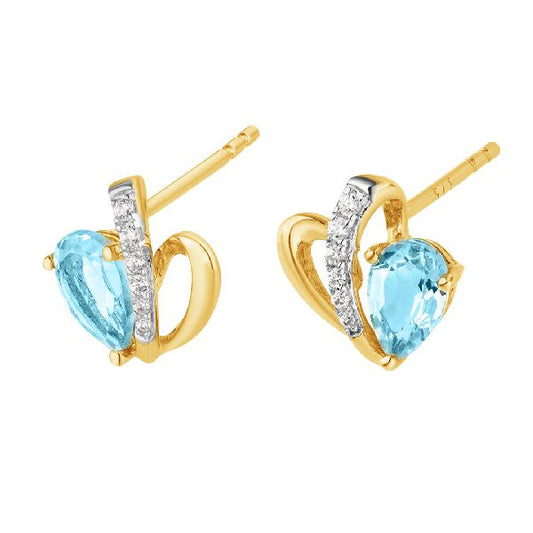 NanaKay Ohrstecker "Blautopastulpe" APNW10235/1