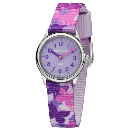 Kinderuhr mit Textilband "Schmetterling" APKU82316