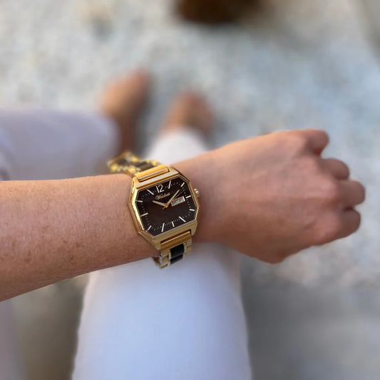 Waidzeit Armbanduhr aus Mooreiche "Wien" WUAP3261/4