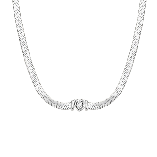 Rosefield Collier "Snake Herz Choker" in verschiedenen Farben APRO3268