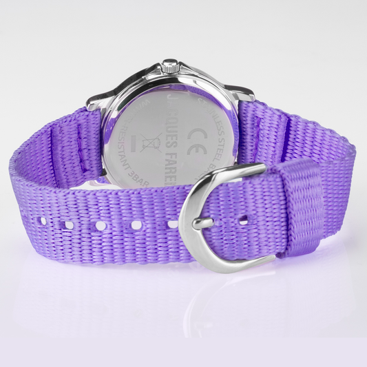 Kinderuhr zum Lernen mit extra weichem Textilband verschiedene Farben APKU82318