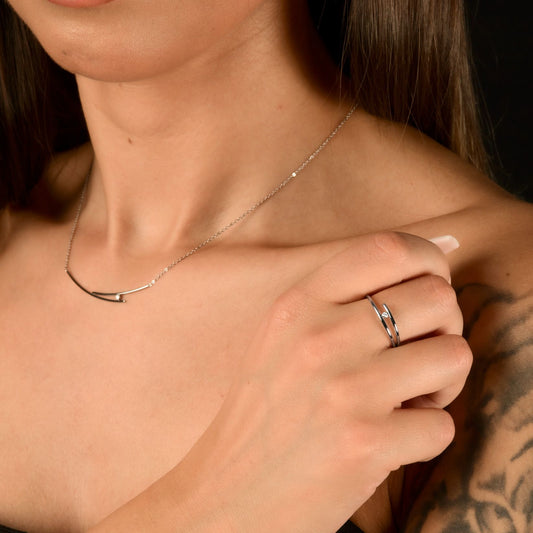 Ernstes Design Ring "Geometrie der Zeit" APED22116