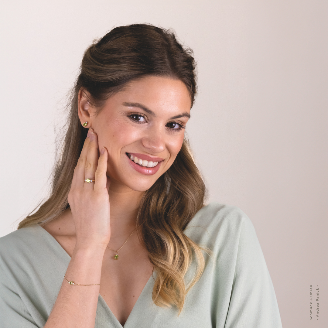 NanaKay Ring "Peridot" in verschiedenen Größen NKAP1251/1