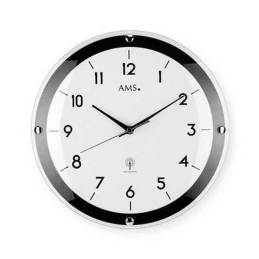 AMS Wanduhr Funk "Blacky" APWU10223