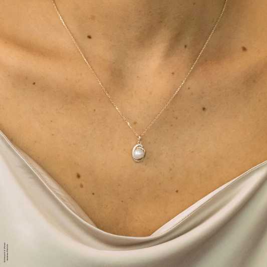 NanaKay Halskette Perle 375/- Gelbgold APNW102316/2