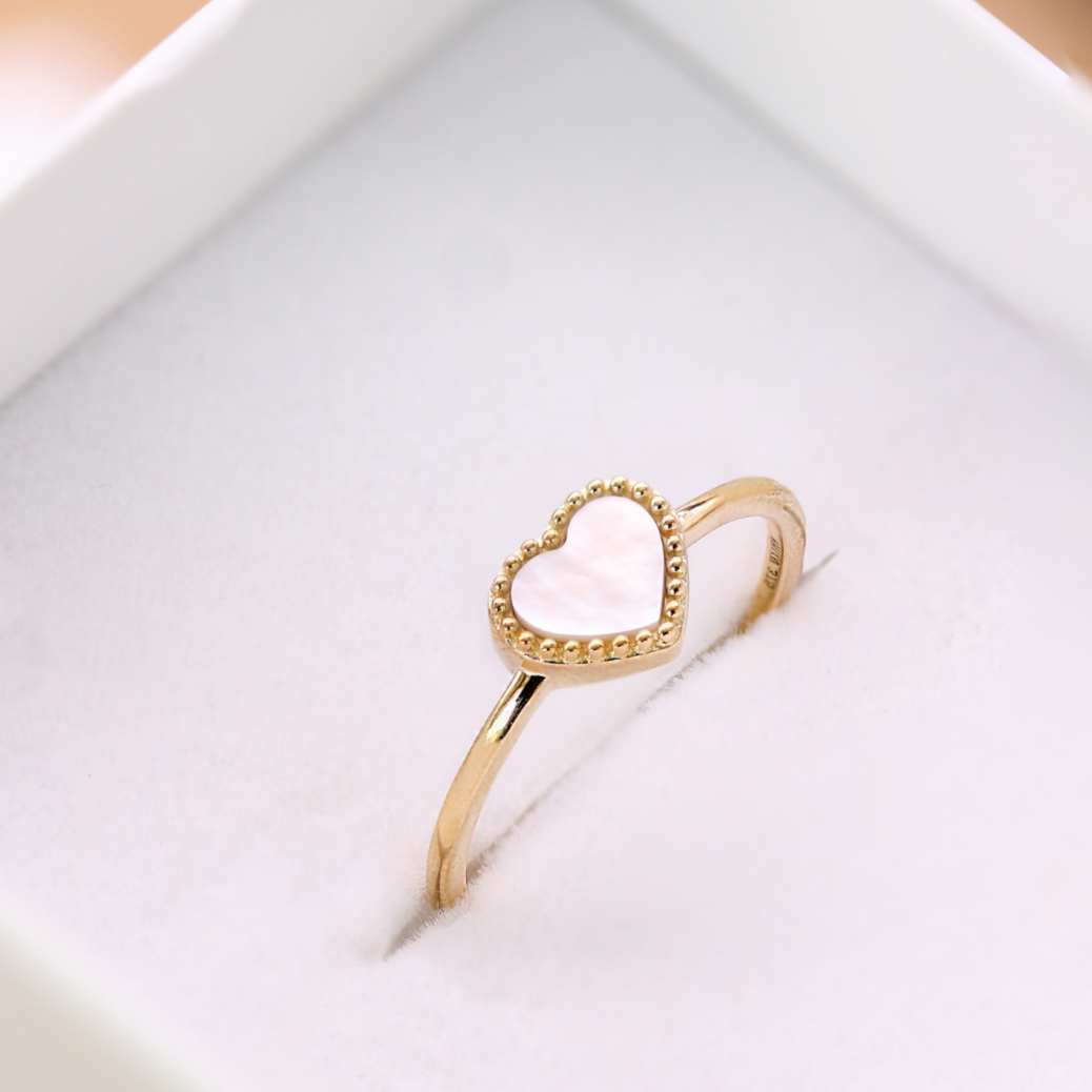 NanaKay Ring "Perlmuttes Herz" APNW102312