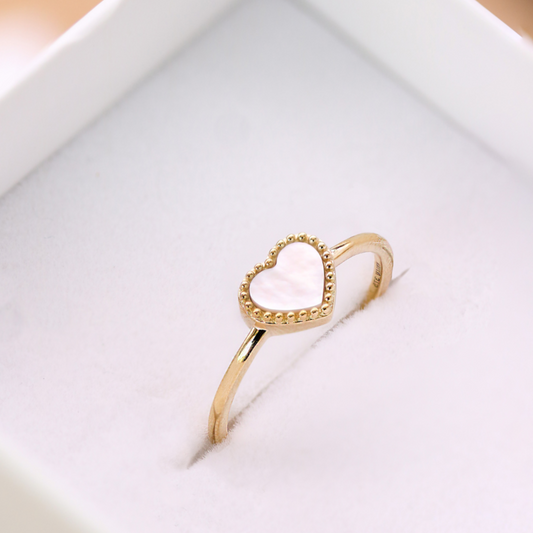 NanaKay Ring "Perlmuttes Herz" APNW102312