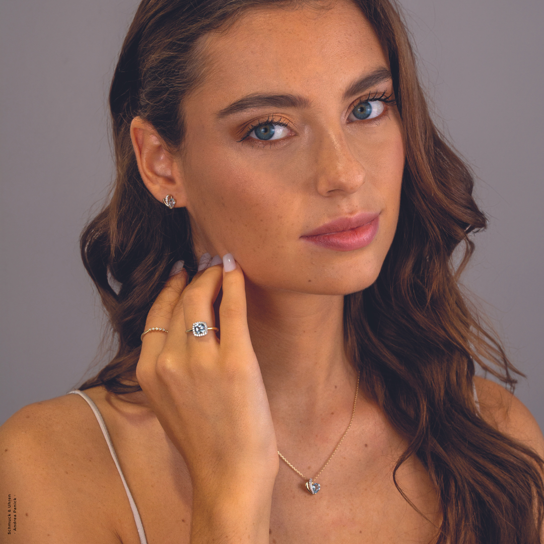 NanaKay Ohrstecker "Blautopastulpe" APNW10235/1