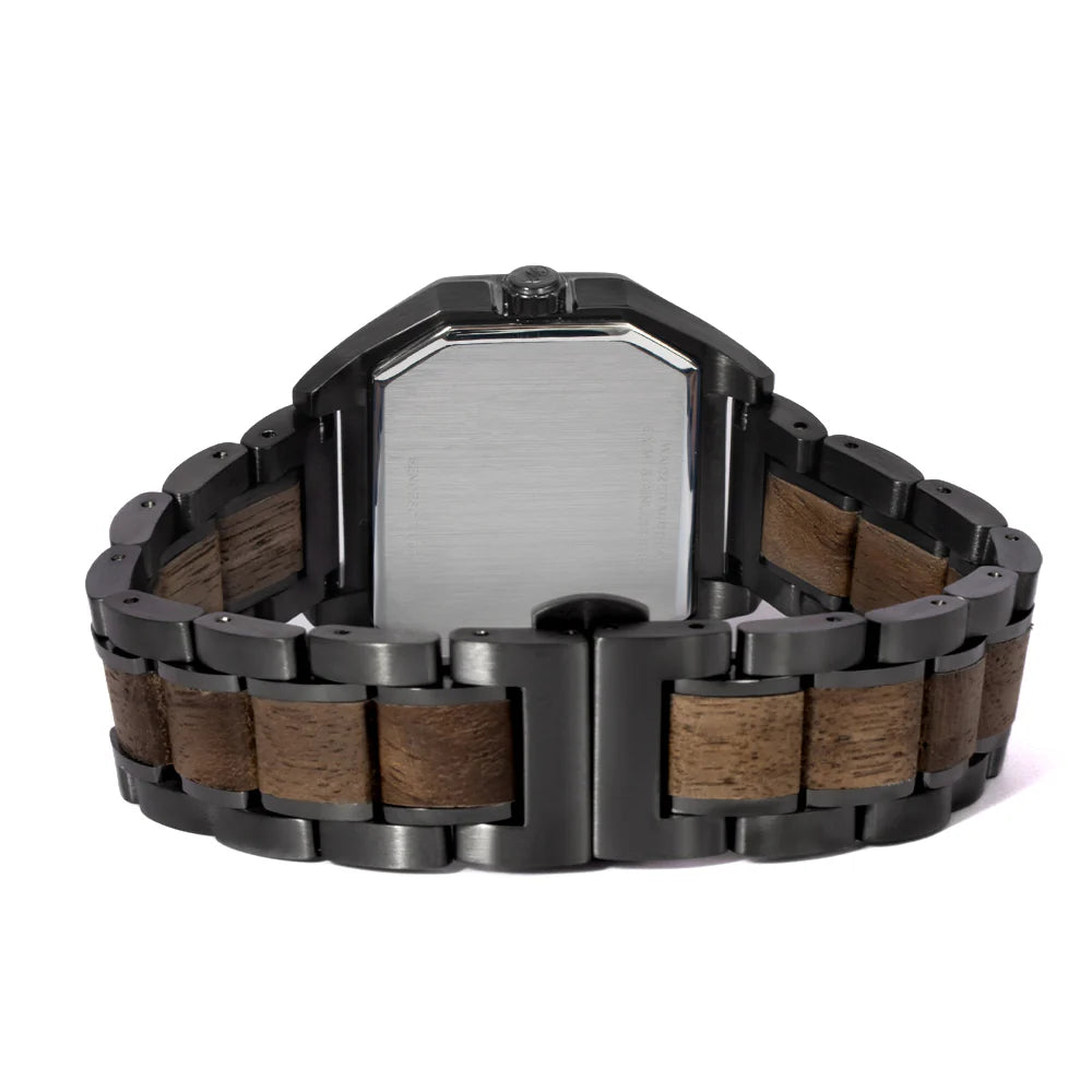 Waidzeit Armbanduhr aus Mooreiche "Wien" WUAP3261/4