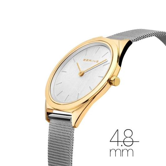 Bering Damenarmbanduhr "Ultra Slim 4.8 Golden" BUAP523