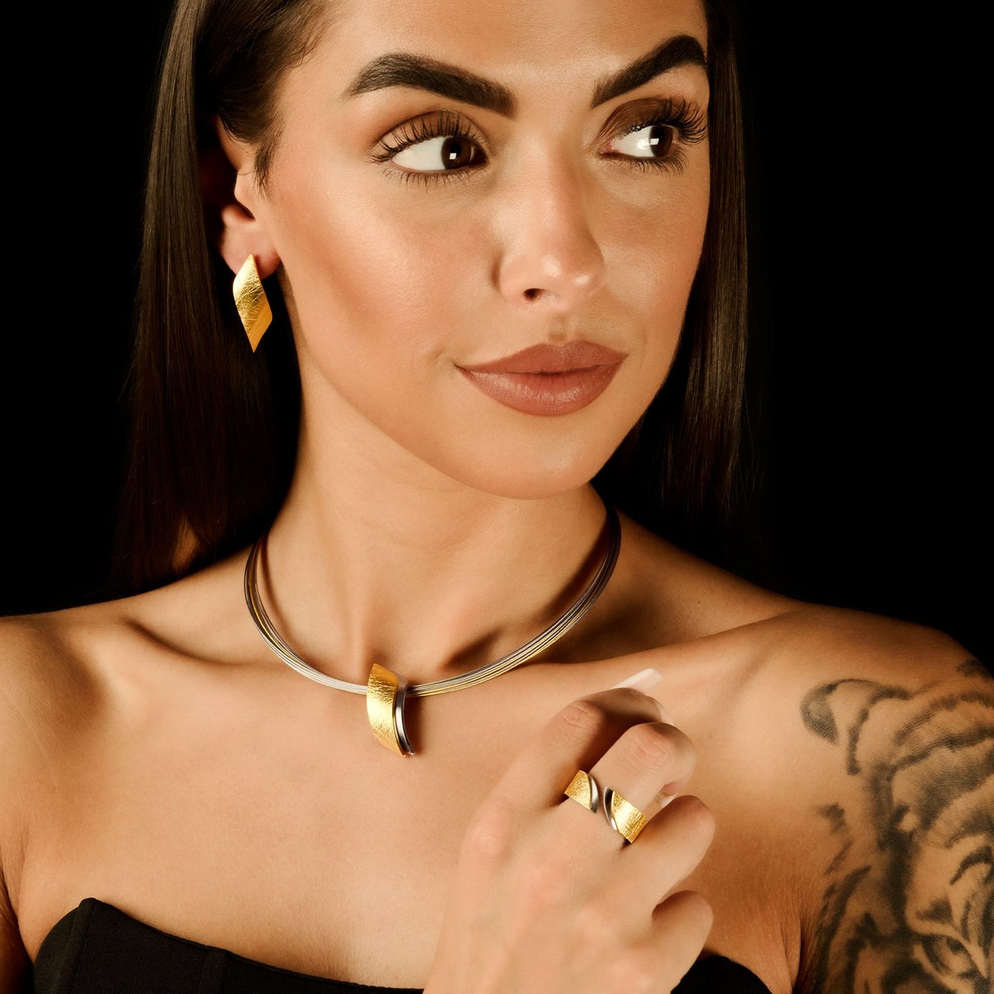 Ernstes Design Ohrstecker "Matter Stil" APED10231