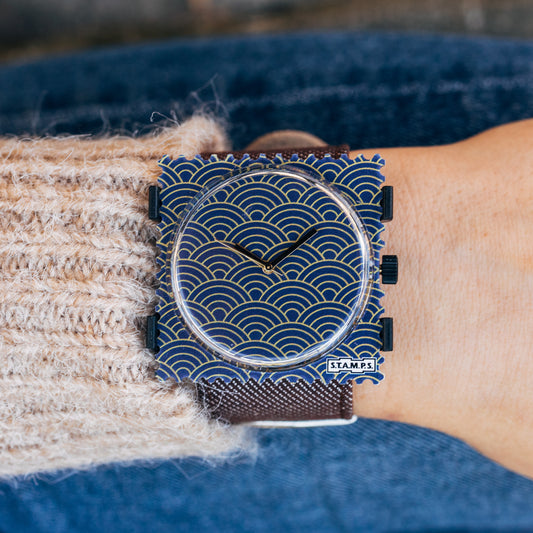 S.T.A.M.P.S. Armbanduhr zum Wechseln "Sea of Harmony" APSU09258