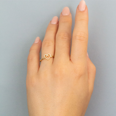 NanaKay Ring "Lineart-Herz" APCO2231/2